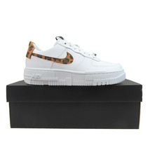 Nike AF1 Pixel SE Womens Size 7.5 White Leopard Print Sneakers NEW CV848... - $148.45