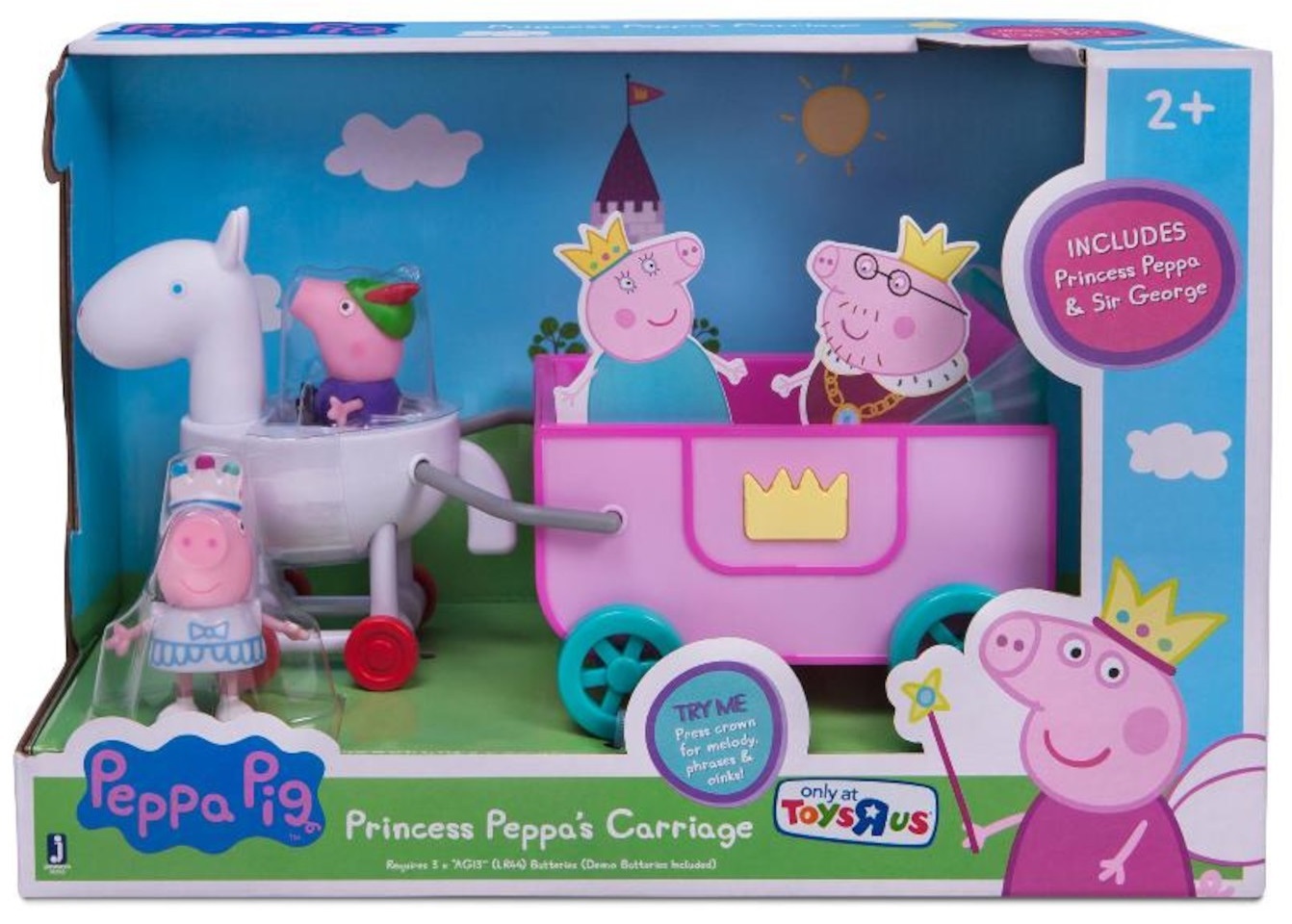 Peppa Pig Princess Peppa's Carriage Toy Playset Brand New Factory