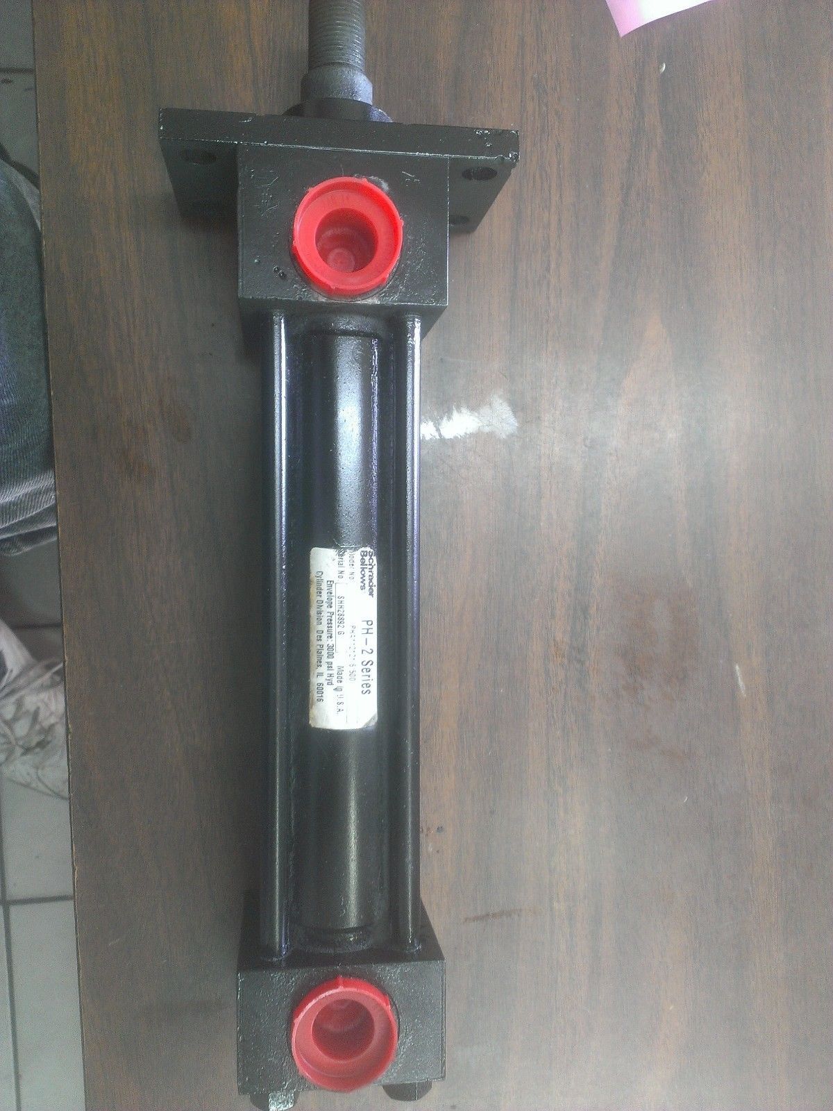 PHA112121, Schrader Bellows, PH2 Hydraulic Cylinder 3000PSI, 1 1/2" x