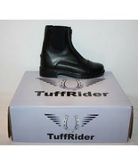 TuffRider Children&#39;s Starter Front Zip Paddock Boots, Black SZ 16 cm US ... - $32.66