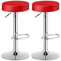 Set of 2 Adjustable Swivel Round Bar Stool  Pub Chair image 3