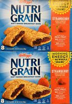 Kellogg's Nutri-Grain Soft Baked Strawberry Breakfast Bars 8ct. (2 Pack) - $14.88