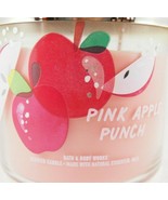 (1) Bath &amp; Body Works Pink Apple Punch 3-wick Summer Scented Candle 14.5... - $22.61