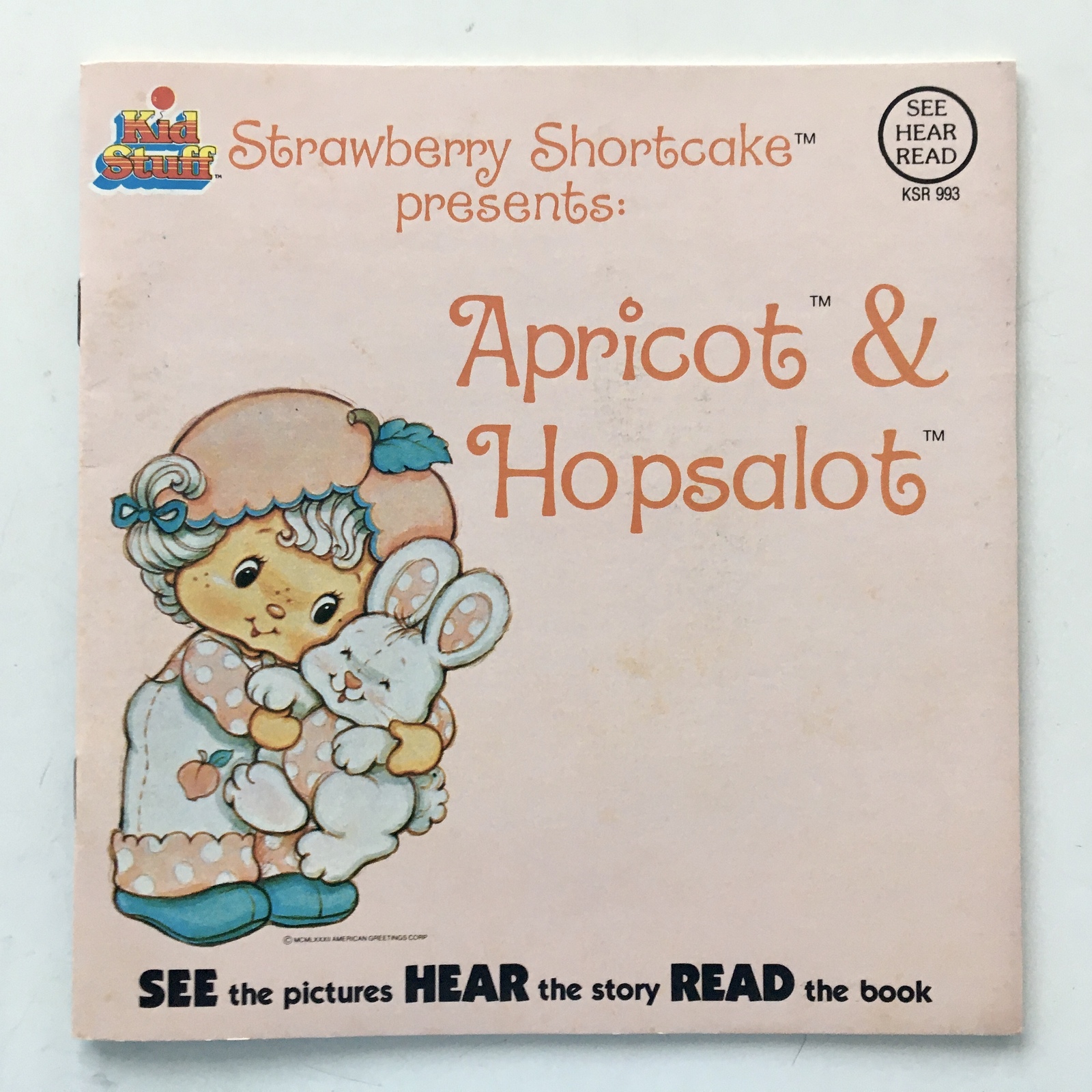 Primary image for Strawberry Shortcake - Apricot & Hopsalot 7' Vinyl Record/Book