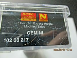 Micro-Trains # 10200217 Gemini 60' Box Car Constellation Zodiac Series (N) image 6