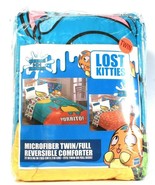 Franco Manufacturing Lost Kitties Cattitude Reversible 2in1 Twin Full Co... - $63.99