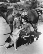 The Adventures Of Rin Tin Tin B&W 16x20 Canvas Giclee - $69.99