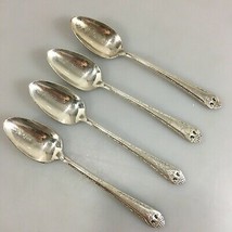 Holmes &amp; Edwards Lovely Lady Lot of 4 Teaspoons Inlaid Silverplate  - $24.01