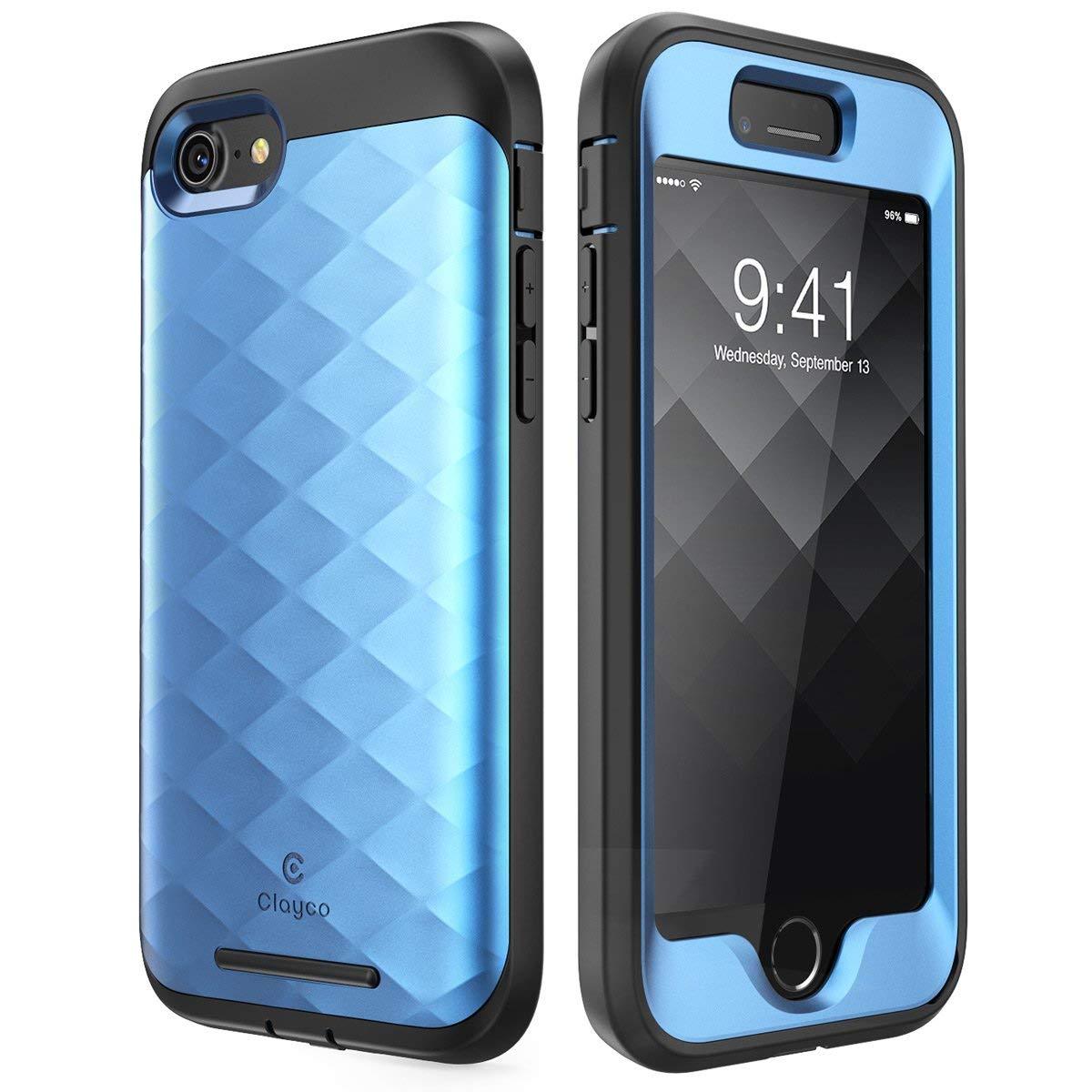 Iphone 8 case. Clayco Hera Series. Sierra Blue Case for iphone 13.