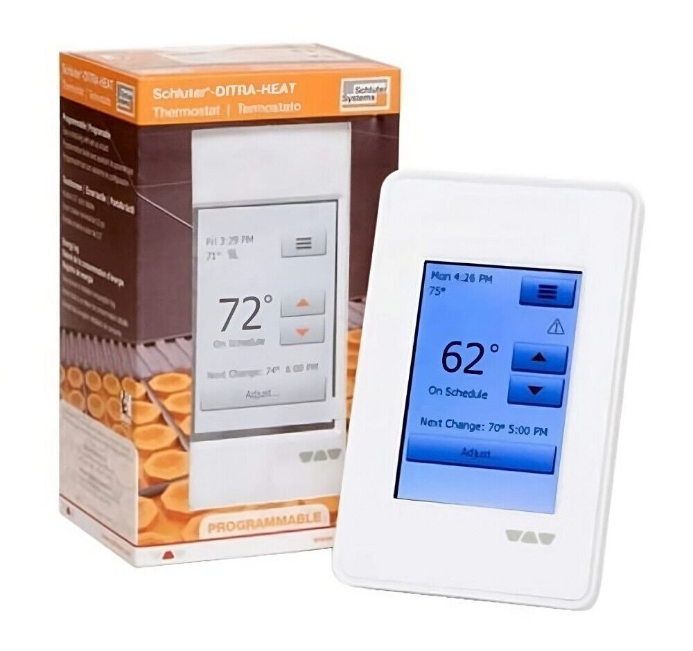 10 x Schluter Ditra Heat ERT Touchscreen Programmable Thermostat