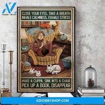 Books Lover Relax Canvas And Poster - $49.99