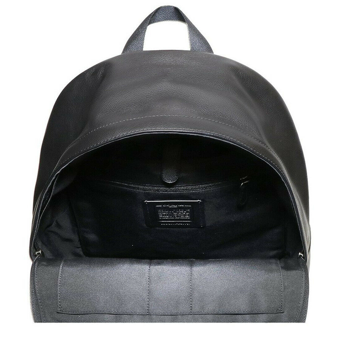 NWT COACH Houston Backpack Shoulder Bag Luxury Smooth Black Leather ...