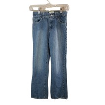 Est 1989 Place Girls Size 12 Blue  Solid BootCut Slim Jeans - $9.99