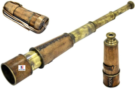NauticalMart Brass Nautical Antique Telescope - 18 inches Long