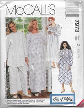 McCalls 7973 Women Misses Nightgown, Nightshirt, Pajamas, Sizes Extra Large, Xxl - $22.00