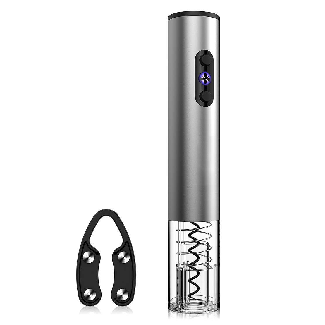 Wine Opener Battery Operated Automatic Corkscrew Cordless Stainless