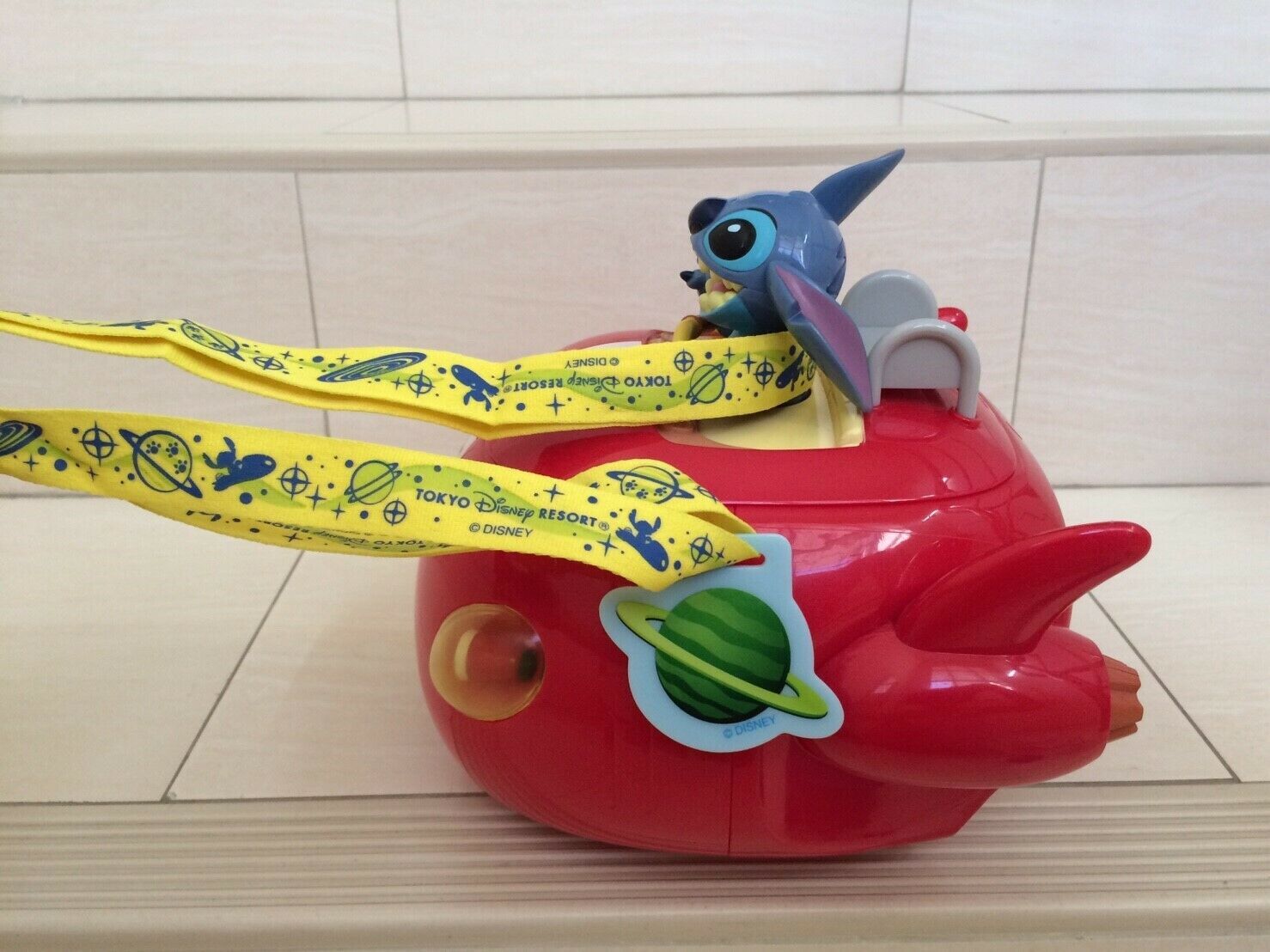 Disney Lilo Stitch Rocket Popcorn Bucket. Space Theme. Very Pretty And