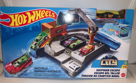 Hot Wheels City Shipyard Escape Set NEW SEALED by Mattel - $14.85