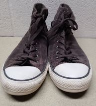 Converse All Star Chuck Taylor Men 9.5 Shoes High Top Brown Corduroy Rare Stitch image 3