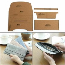 Clutches Wallet Pattern For Leather Crafts Stencil Sewing Kraft Paper 9.... - $21.61