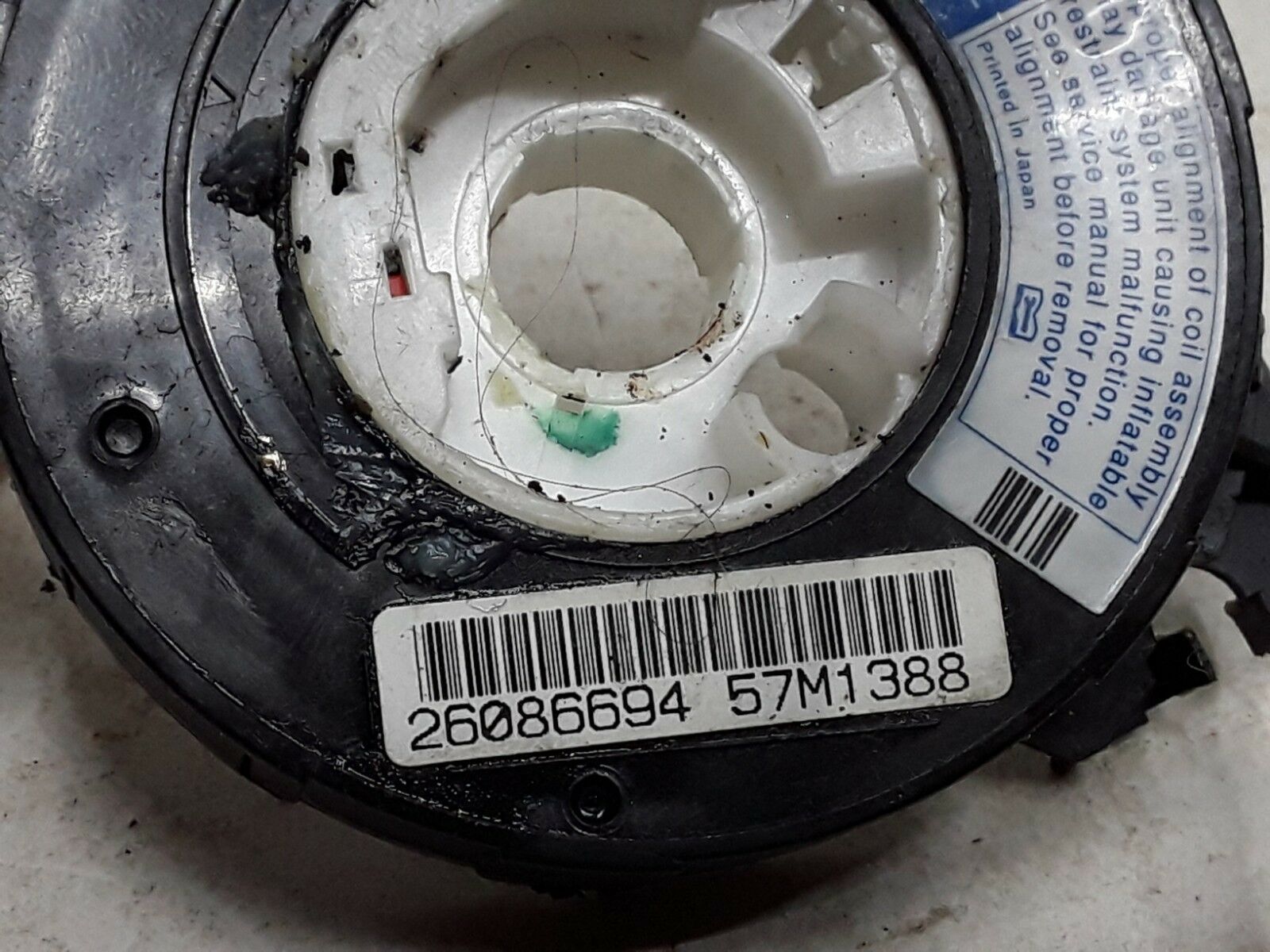 02 03 04 Chevy Trailblazer GMC Envoy clock spring OEM 26086694