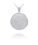 925 Sterling Silver Alexander the Great Medallion Coin Pendant Necklace - $53.36+