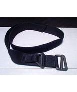 Older Blackhawk Military Belt ~~ black ~ Tactical #MS22040KS ~~ 46&quot; end ... - $19.99