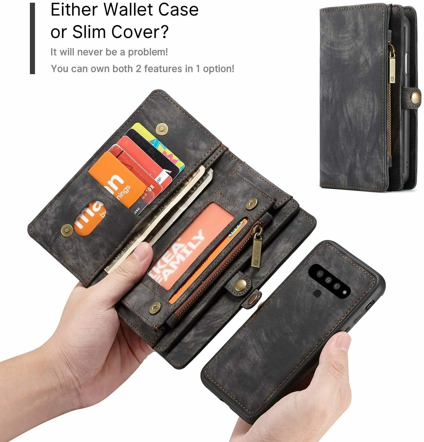 LG V60 ThinQ Wallet Case Magnetic Detachable and 50 similar items