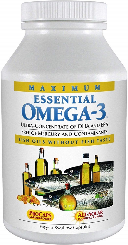 Andrew Lessman Maximum Essential Omega-3 Mint 360 Softgels - High Potency