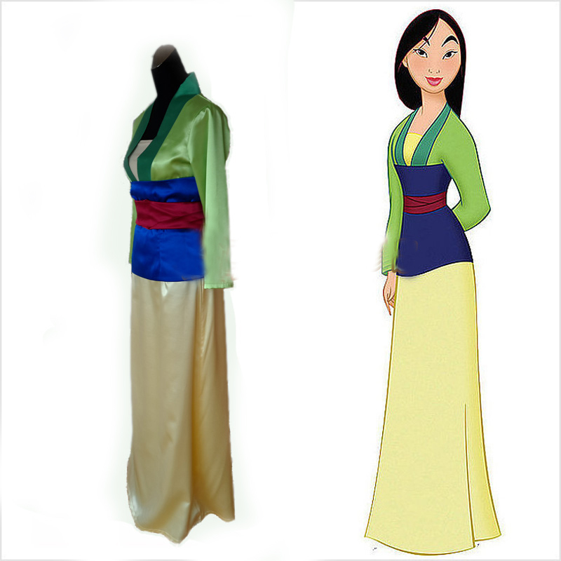Primary image for Hua Mulan Costume, Green Mulan Dress. 