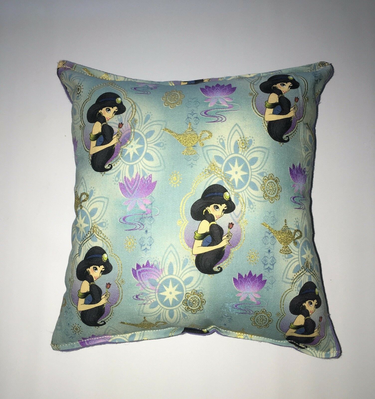 Jasmine Pillow Disney Aladdin Princess Jasmine Handmade in USA Pillows