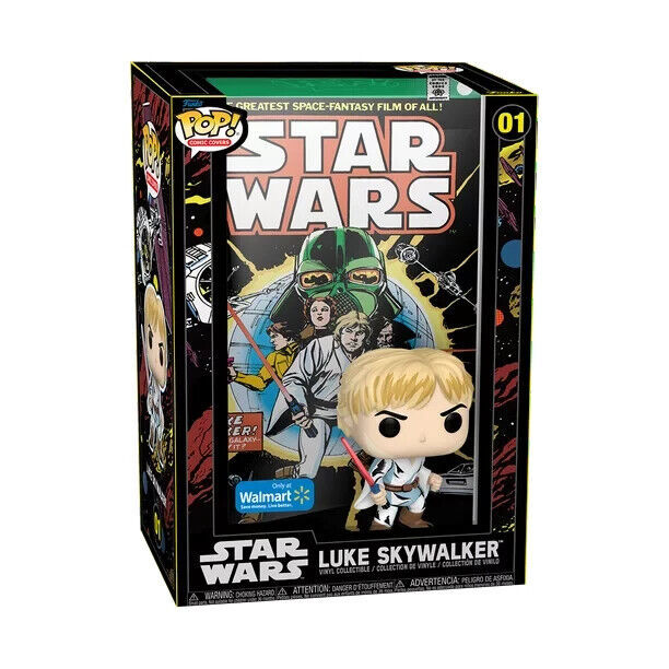 Funko Pop! Comic Cover Star Wars Luke Skywalker Bobblehead Walmart Exclusive - $59.39