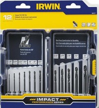 Irwin 1881277 Impact 12 Piece Performance Series Drill Bit Set Hex Shank - $17.82