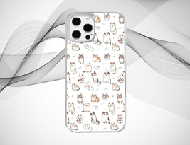 Cat And Toilet Paper Pattern Phone Case Cover for iPhone Samsung Huawei Google - $4.99+