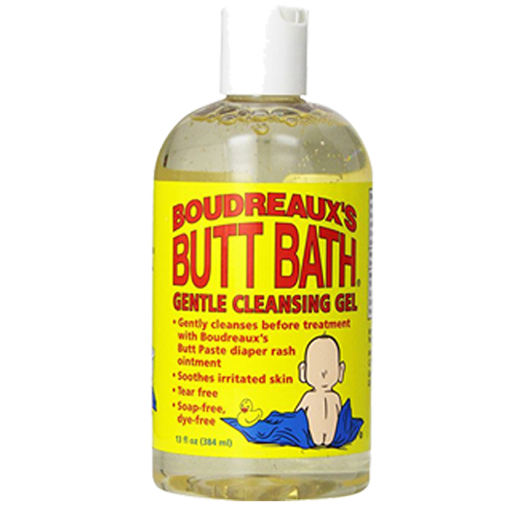 (2 Pack) NEW Boudreaux's Butt Bath Gentle Cleansing Gel 13 Ounces