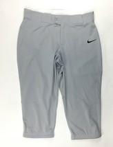 Nike Performance Softball Training Pant Women's M Gray AV6718 Rear Pockets - $26.73