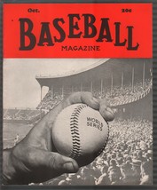 Baseball Magazine 10/1938-World Series-Lou Gehrig-Bill Terry- MLB-pix-info-FN - $203.70
