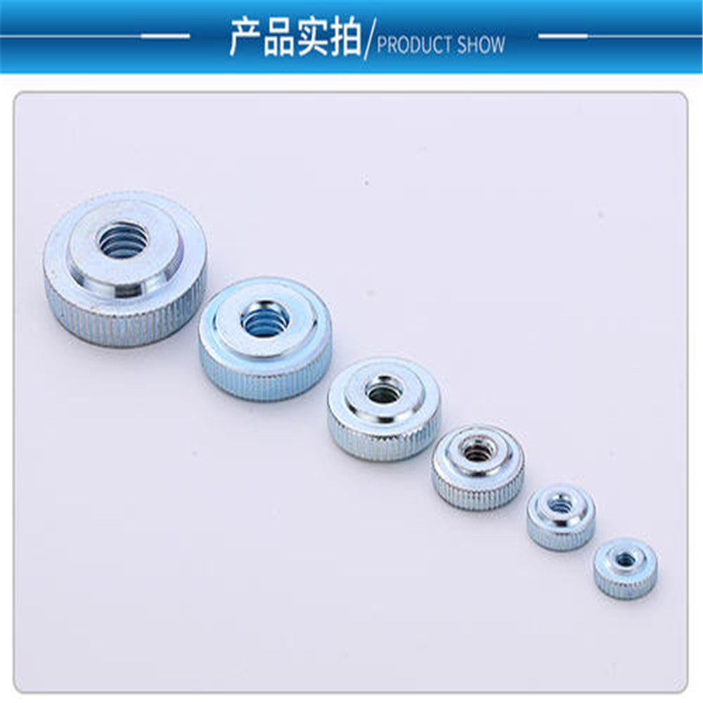 100pcs M5 Knurled Nuts Thumb Knurling Nut Knukles Manual Adjustment