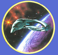 Star Trek Voyagers Series Romulan Warbird Ceramic Plate 1994 COA BOXED - $14.50