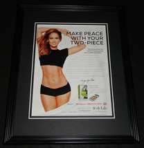 Jennifer Lopez Facsimile Signed Framed 2015 Bodylab Advertising Display B