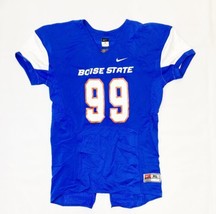 Nike Boise State Broncos Pro Combat Speed Football Jersey Men's XL Blue 473569 - $63.36