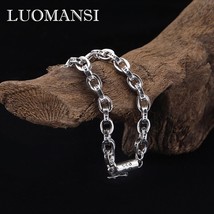 Vintage S925 Sterling Silver Bracelet for Men and Women Couples Fine Jew... - $71.50