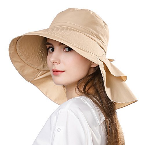 Packable Ponytail Sun Hat for Women Hiking Safari Gardening Summer ...