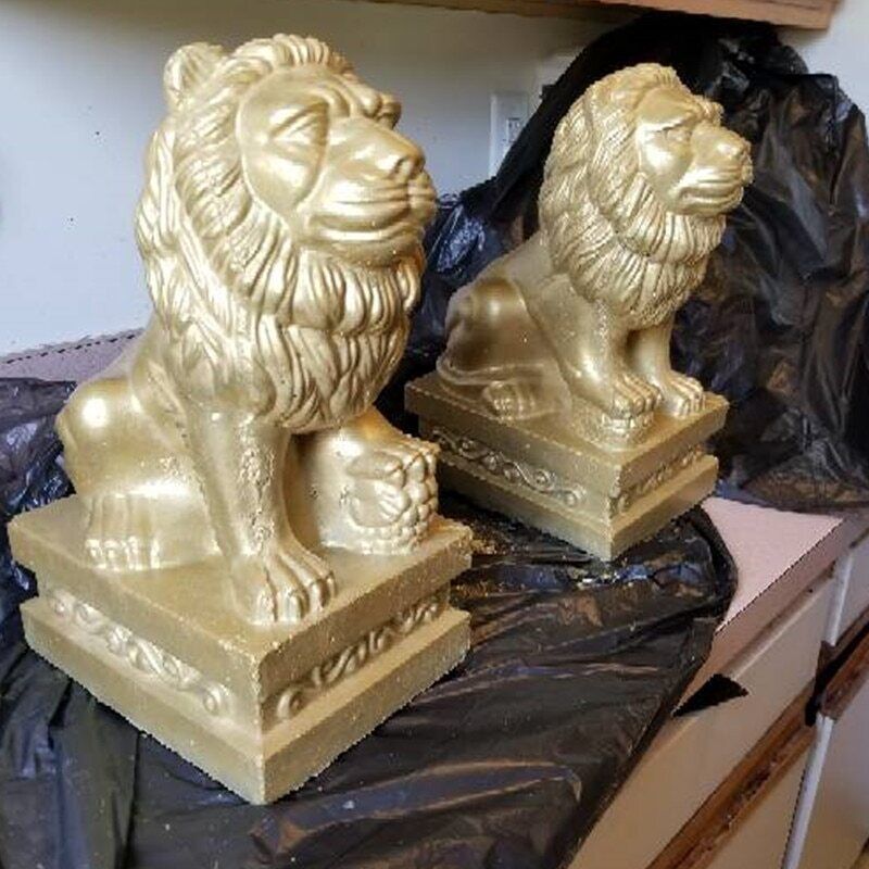 Concrete Garden Statues Mold Lion Cockerel and similar items