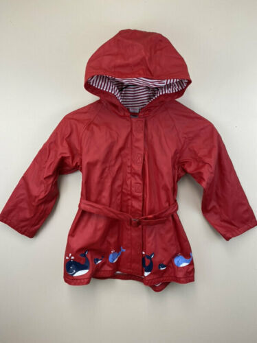 NWT Gymboree Uniform Shop Hooded Quilted Jacket Size 4 7-8 10-12 Raincoat