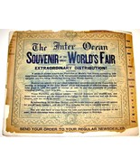 1893 Chicago World&#39;s Fair INTER OCEAN SOUVENIR Photograph Book Art Serie... - $24.98