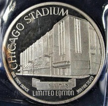 1991 Chicago Black Hawks 1 Troy oz .999 Silver Proof in Orig Soft Plasti... - $82.17
