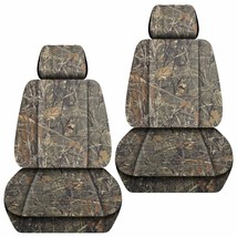 Front set car seat covers fits  Chevy Silverado 2008-2021    Choice of 18 colors - $76.35