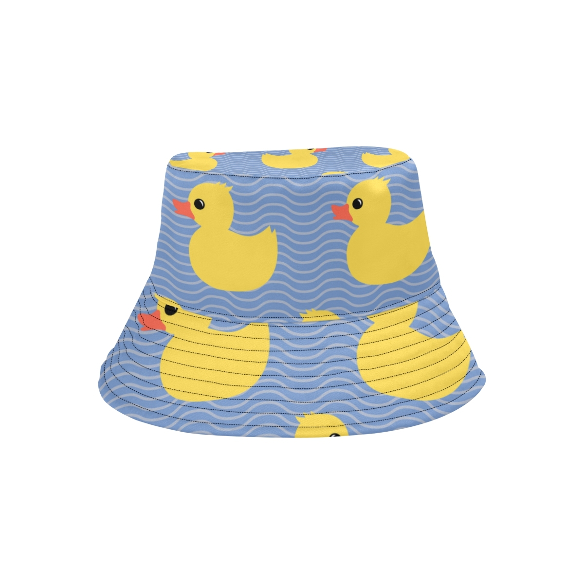 Yellow Duck Bubble Rubber Ducky Shower Fashion Fishing Sun Bucket Hats