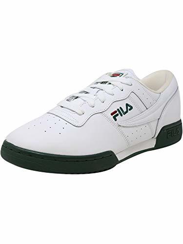 Fila Mens Original Fitness Leather Trainer Casual Shoes White 8.5 Medium (D)